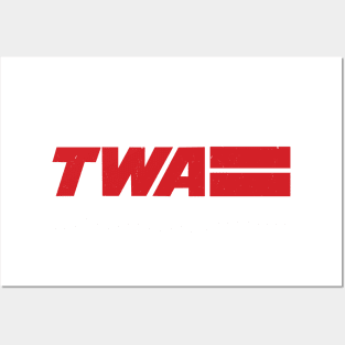 TWA Vintage Logo Posters and Art